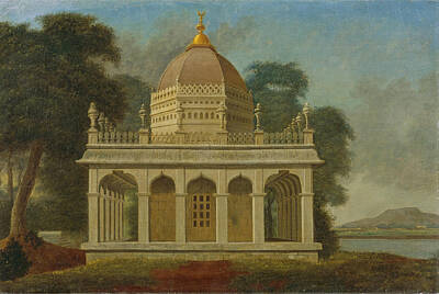  Painting - Mausoleum At Outatori Near Trichinopoly by Francis Swain Ward