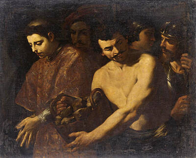  Painting - Saint Stephen Is Led To Martyrdom by Filippo Vitale