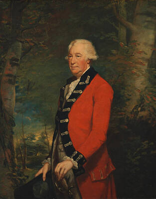  Painting - Sir Ralph Milbanke Bt. In The Uniform Of The Yorkshire North Riding Militia by James Northcote