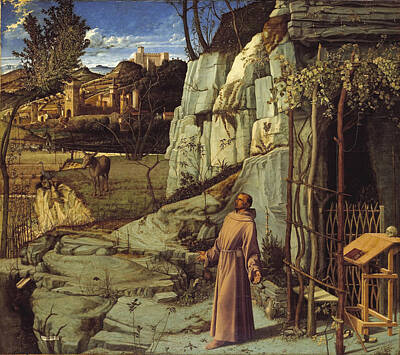 St. Francis Painting - St Francis In Ecstasy by Giovanni Bellini