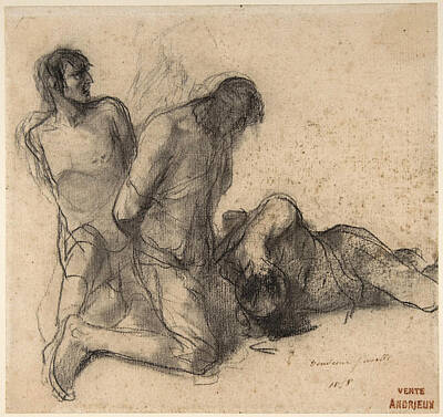  Drawing - Vendean Fusille by Clement-August Andrieux