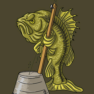 Master Bait and Tackle Decal Digital Art by David Burgess - Pixels