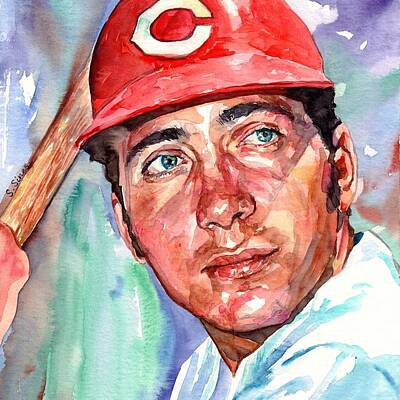 David Ortiz - Boston Red Sox Painting by Michael Pattison - Fine
