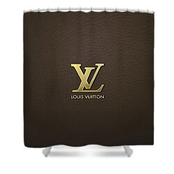 Louis Vuitton Bathroom Set Shower Curtain Style 59