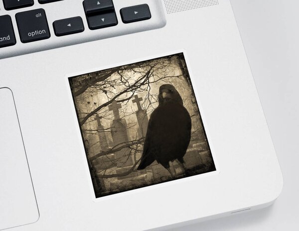 Ravens In Graveyard Stickers