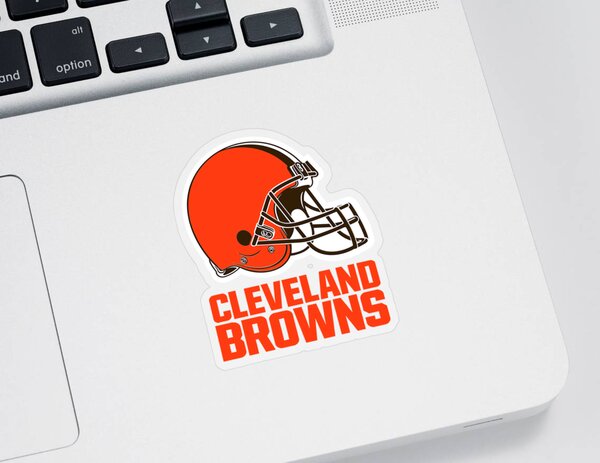 Cleveland Browns Stripe Sticker for Sale by corbrand