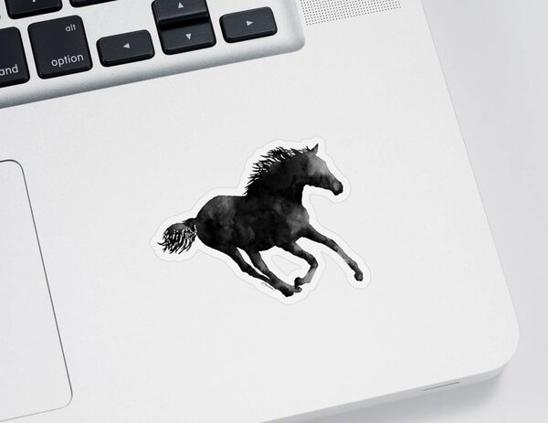 Black And White Horse Stickers