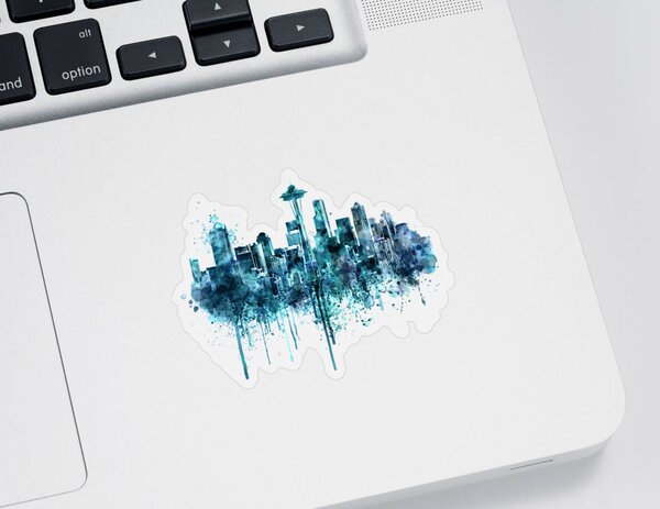 Abstract Skyline Stickers