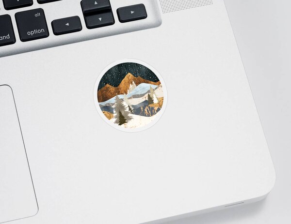 Winter Landscapes Stickers