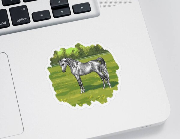 Standing Horse Stickers