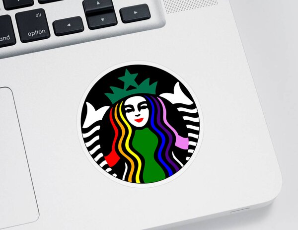Starbucks Coffee Sticker by Jesse Cross - Pixels