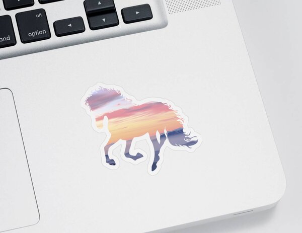 Horse Sunset Stickers