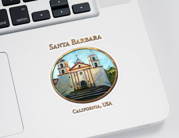 California Missions Stickers
