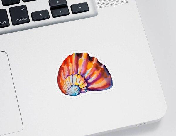 Clam Shell Stickers