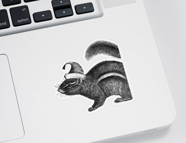 Black Squirrel Stickers
