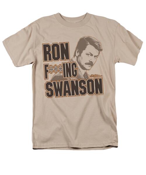 Parksandrec - Ron F***ing Swanson Men's T-Shirt  (Regular Fit)