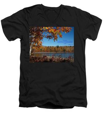 North Shore Of Lake Superior V-Neck T-Shirts