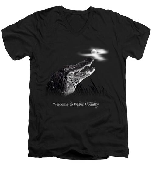 Gator Growl V-Neck T-Shirts