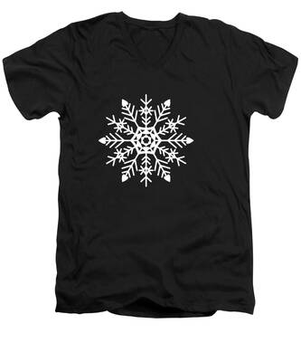 Snow Flake V-Neck T-Shirts
