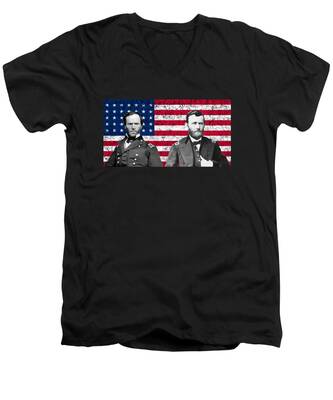 The Civil War V-Neck T-Shirts