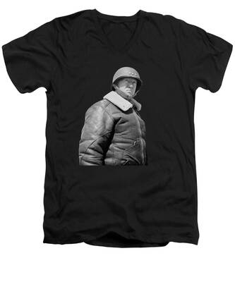 General Patton V-Neck T-Shirts