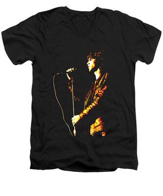 Jim Morrison V-Neck T-Shirts