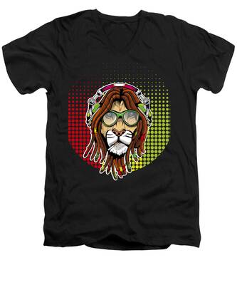 King Of The Jungle V-Neck T-Shirts