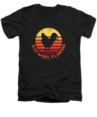 Key West Florida V-Neck T-Shirts