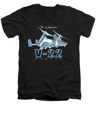 Mv-22 Osprey V-Neck T-Shirts