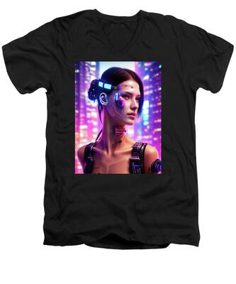 Science Fiction V-Neck T-Shirts