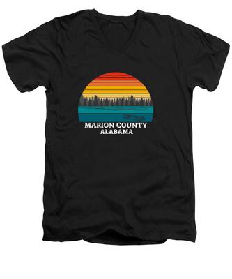 Marion County V-Neck T-Shirts