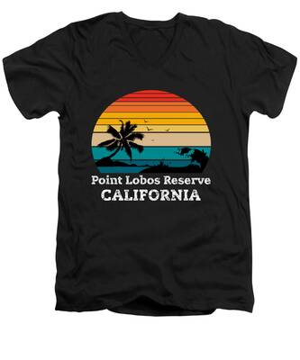 Point Lobos V-Neck T-Shirts