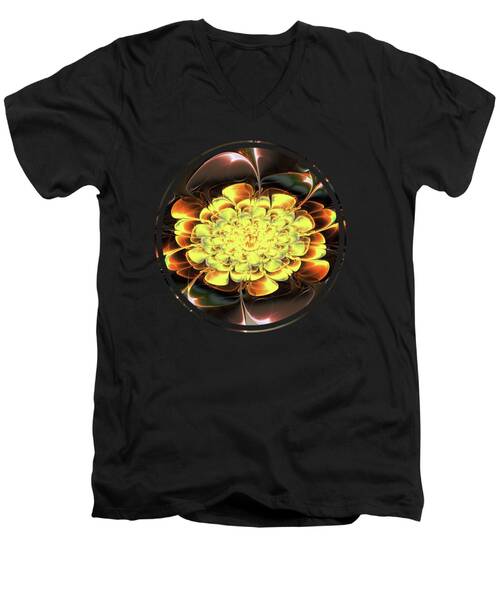 Flame Lily V-Neck T-Shirts