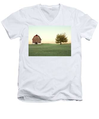 Abandoned Farmhouse V-Neck T-Shirts