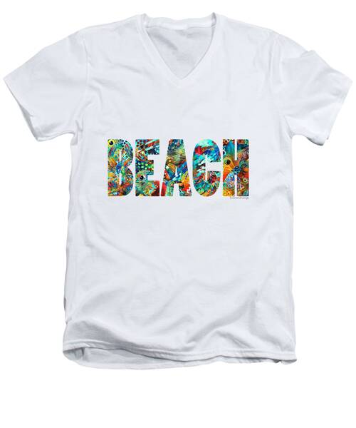 Mexico Beach V-Neck T-Shirts