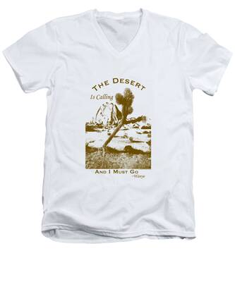 Mojave Desert V-Neck T-Shirts