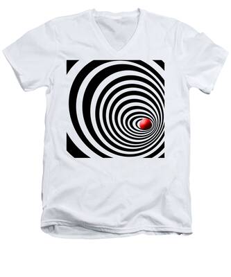 Time Tunnel V-Neck T-Shirts