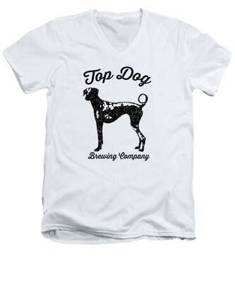 Dog V-Neck T-Shirts