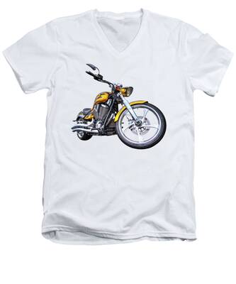 Victory Motorcycle V-Neck T-Shirts