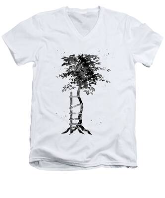 Crooked Tree V-Neck T-Shirts