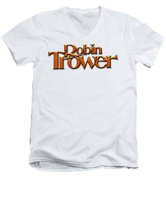 Robin Trower V-Neck T-Shirts
