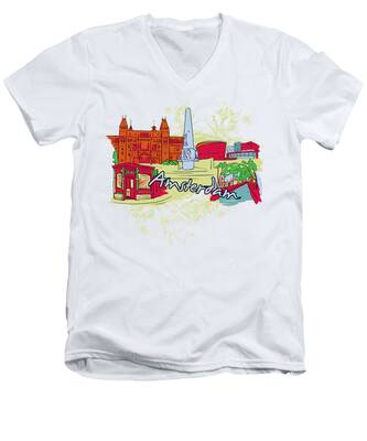 Amsterdam V-Neck T-Shirts