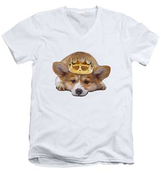 Dog Collage V-Neck T-Shirts