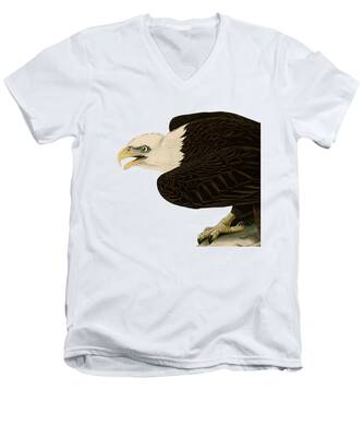 North American Wildlife V-Neck T-Shirts