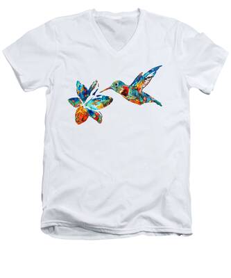 Coastal Bird V-Neck T-Shirts
