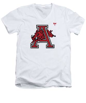 Arkansas Fan V-Neck T-Shirts