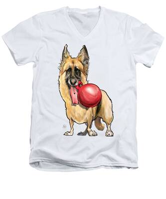 Toy Dog V-Neck T-Shirts