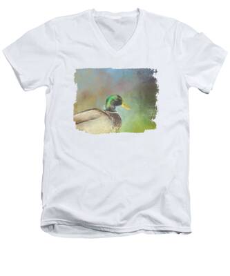 Drake Mallard V-Neck T-Shirts