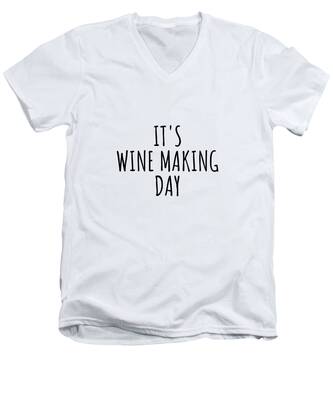 Wine Making V-Neck T-Shirts