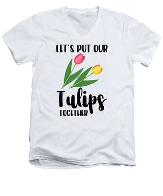Tulip V-Neck T-Shirts